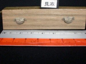 タンス引手金具（銀）[101]